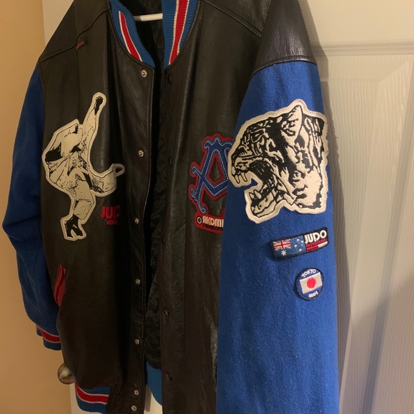 Akademiks stadium jacket. Very rare. Blue - Picture 3 of 9